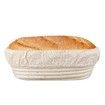 Banneton Bread Proofing Basket Banneton Basket Set Sourdough Proofing Basket Round Proofing Bowls Handmade Rattan Baskets and Liners (Oval 10inch set of 2)