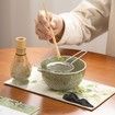 Japanese Matcha Ceremony Accessory,Matcha Whisk,Traditional Scoop (Chashaku),The Perfect Set to Prepare a Traditional Cup of Matcha Type A