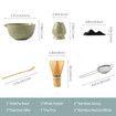 Japanese Matcha Ceremony Accessory,Matcha Whisk,Traditional Scoop (Chashaku),The Perfect Set to Prepare a Traditional Cup of Matcha Type A