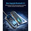 Bluetooth Transmitter Receiver, 3.5MM to Bluetooth 5.3 Transmitter, 2 in 1 Airplane Bluetooth Adapter for Headphone, TV