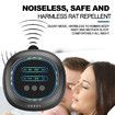 Ultrasonic Mouse Repellent With Speaker And Flashing Light Ultrasonic 360degree For Indoor Outdoor Insect,Ant Bat,Mice,Squirrel Repeller Color White