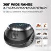Ultrasonic Mouse Repellent With Speaker And Flashing Light Ultrasonic 360degree For Indoor Outdoor Insect,Ant Bat,Mice,Squirrel Repeller Color White