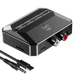 5.3 Bluetooth Receiver for Home Stereo, Bluetooth to RCA Adapter for Stereo Receivers AUX Bluetooth Adapter, NFC Enabled Bluetooth RCA Audio Adapter