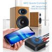 5.3 Bluetooth Receiver for Home Stereo, Bluetooth to RCA Adapter for Stereo Receivers AUX Bluetooth Adapter, NFC Enabled Bluetooth RCA Audio Adapter