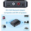 5.3 Bluetooth Receiver for Home Stereo, Bluetooth to RCA Adapter for Stereo Receivers AUX Bluetooth Adapter, NFC Enabled Bluetooth RCA Audio Adapter