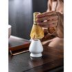 Matcha Set,Match Bowl with Spout and Whisk,15 OZ,Matcha Scoop,Matcha Whisk Stand (Chasen Holder) - 4pc Perfect Matcha Kit for Matcha Tea Ceremony (White)