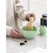 Matcha Set,Match Bowl with Spout and Whisk,15 OZ,Matcha Scoop,Matcha Whisk Stand (Chasen Holder) - 4pc Perfect Matcha Kit for Matcha Tea Ceremony (Green)