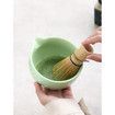 Matcha Set,Match Bowl with Spout and Whisk,15 OZ,Matcha Scoop,Matcha Whisk Stand (Chasen Holder) - 4pc Perfect Matcha Kit for Matcha Tea Ceremony (Green)