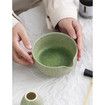 Matcha Set,Match Bowl with Spout and Whisk,15 OZ,Matcha Scoop,Matcha Whisk Stand (Chasen Holder) - 4pc Perfect Matcha Kit for Matcha Tea Ceremony (Mottled)