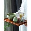 Matcha Set,Match Bowl with Spout and Whisk,15 OZ,Matcha Scoop,Matcha Whisk Stand (Chasen Holder) - 4pc Perfect Matcha Kit for Matcha Tea Ceremony (Mottled)