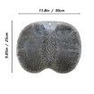 Shower Foot and Back Scrubber Mat, Wall Mounted Shower Foot Scrubber with Suction Cups, Massage Foot Cleaner for Shower (Gray)