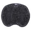 Shower Foot and Back Scrubber Mat, Wall Mounted Shower Foot Scrubber with Suction Cups, Massage Foot Cleaner for Shower (Gray)
