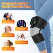 Cordless Heated Knee Massager, 3-in-1 Electric Knee Massager with Heat for Knee Elbow Shoulder Wrap with 3 Vibration & Heating Modes