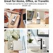 Portable Water Flosser for Teeth Cleaning, 5 Jet Tips, 4 Cleaning Modes, 1500mAh Rechargeable Battery, 260ml Water Tank, IPX7 for Braces, Black