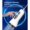 Portable Water Flosser for Teeth Cleaning, 5 Jet Tips, 4 Cleaning Modes, 1500mAh Rechargeable Battery, 260ml Water Tank, IPX7 for Braces, Black