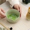 Matcha Set,Japanese Tea Set Includes Matcha Bowl,Matcha Whisk Holder,Bamboo Matcha Whisk and Bamboo Scoop,17 oz Mottled Tea Green Glaze Ceramic Matcha Kit