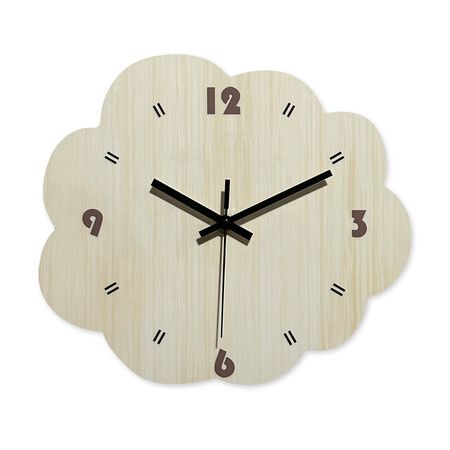 12 Inch French Crystal-Faced Wooden Wall Clock Silent, Elegant for Living Room ZSH019