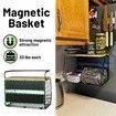 Magnetic Shelf for Fridge with Wood Lid,Fruit Potato Onion Storage Bins,Pantry Organizers & Storage Magnetic Spice Rack for Refrigerator Kitchen Counter