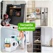 Magnetic Shelf for Fridge with Wood Lid,Fruit Potato Onion Storage Bins,Pantry Organizers & Storage Magnetic Spice Rack for Refrigerator Kitchen Counter