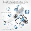 3L Commercial Blender Mixer Juicer Food Processor Soup Smoothie Maker Ice Crusher Meat Grinder High Power Countertop Machine for Kitchen Shop 2300W