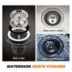 Kitchen Sink Stainless Steel Basin Laundry Drop In Undermount Flush Single Bowl Bar Workstation Handmade Rectangle 304 Waste Drainer Silver 51x45x21cm
