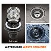 Black Kitchen Sink Stainless Steel Basin Laundry Drop In Undermount Flush Single Bowl Bar Workstation Rectangle Handmade 304 Waste Drainer 51x45x21cm