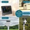Weather Station WiFi Wireless Weather Station Wind Speed Wind Direction Rainfall Temperature and Humidity Weather Forecasting