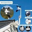 Weather Station WiFi Wireless Weather Station Wind Speed Wind Direction Rainfall Temperature and Humidity Weather Forecasting