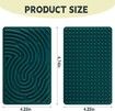 Sensory Activity Board for Kid Busy Board Sensory Fidget Montessori Toy Relaxing Stress Colored Silicone Rod Travel Toy Gift Color Green
