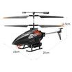 Remote Control Helicopter 2.4G Dual Camera 4K HD Aerial Photography RC Helicopter RTF for Beginner Color Red