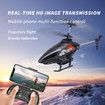 Remote Control Helicopter 2.4G Dual Camera 4K HD Aerial Photography RC Helicopter RTF for Beginner Color Red