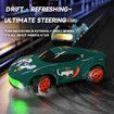 1/64 Scale RC Drift Car 2.4GHz 4WD Remote Control Car with LED Lights Drift RC Car Birthday Gift for Kids
