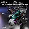 1/64 Scale RC Drift Car 2.4GHz 4WD Remote Control Car with LED Lights Drift RC Car Birthday Gift for Kids