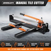 Manual Tile Cutter Tool Porcelain Ceramic Hand Cutting Machine Slicer Equipment with All Steel Frame Alloy Cutter Wheel Infrared Guide 15 to 800mm