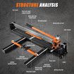 Manual Tile Cutter Tool Porcelain Ceramic Hand Cutting Machine Slicer Equipment with All Steel Frame Alloy Cutter Wheel Infrared Guide 15 to 800mm