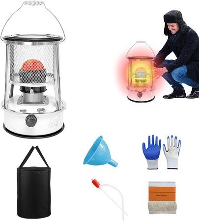 Kerosene Space Heater   Indoor Outdoor Kerosene Stove Camping  Heater , Non Electric Space Heater for Fishing, Garden, Balcony