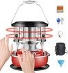 Kerosene Heater Oil Heater for Winter Heating Indoor Oil Heater Kerosene Space Heater 4.5L Capacity Kerosene Stove for Patio, Fishing(red)