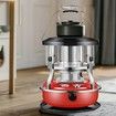 Kerosene Heater Oil Heater for Winter Heating Indoor Oil Heater Kerosene Space Heater 4.5L Capacity Kerosene Stove for Patio, Fishing(red)