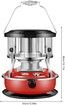 Kerosene Heater Oil Heater for Winter Heating Indoor Oil Heater Kerosene Space Heater 4.5L Capacity Kerosene Stove for Patio, Fishing(red)