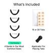 Magnetic Nose Strips,60 Pcs Easier Breath Nasal Strips Anti Snoring,Nose Strips Better Sleep AntiSnore Sleep Aid for Sleep Travel Sports,White
