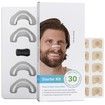 Magnetic Nose Strips,60 Pcs Easier Breath Nasal Strips Anti Snoring,Nose Strips Better Sleep AntiSnore Sleep Aid for Sleep Travel Sports,White