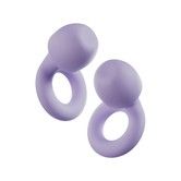 Ear Plugs,Ultra Comfy Reusable Noise Reducing Earplugs,Flexible Hearing Protection,Customizable Fit,24dB (SNR) Noise Reduction Purple