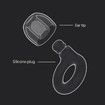 Ear Plugs,Ultra Comfy Reusable Noise Reducing Earplugs,Flexible Hearing Protection,Customizable Fit,24dB (SNR) Noise Reduction Black