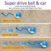 Interactive Cat Toys Ball for Indoor Cats Fast Rolling on Carpet, Chirping & Motion Activate Cat Toys (Blue)