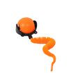 Smart Interactive Cat Toy Ball, Automatic Moving Ball for Cat Dog Toy Ball, Self Rolling Smart Cat Toy Ball Interactive Cat Toys with Tail (Orange)