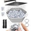 Ice Shower Rapid Cooling Portable Ice Bath Barrel Silicone Foldable Ice Bath Chiller For Athletes Relax Bathroom Accessories Color White