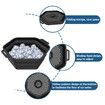 Ice Shower Rapid Cooling Portable Ice Bath Barrel  Silicone Foldable Ice Bath Chiller For Athletes Relax Bathroom Accessories Color Black