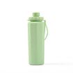 Green 600ml Portable Silicone Sports Water Bottle Anti Fall High Temperature Resistant Foldable Food Grade
