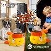 2-in-1 Dog Interactive Slow Feeder Dog Food Puzzle Toy-Durable and Safe Duck-Shaped Design Promotes IQ Training Reduces Bloating Anti-Gulping