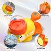 2-in-1 Dog Interactive Slow Feeder Dog Food Puzzle Toy-Durable and Safe Duck-Shaped Design Promotes IQ Training Reduces Bloating Anti-Gulping